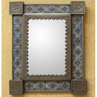 Ceramic Talavera Wall Mirror - Mexico
