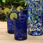 Handblown Drinking Glasses - Marine (Set of 6)