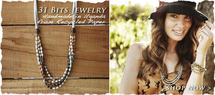 Recycled Paper Jewelry