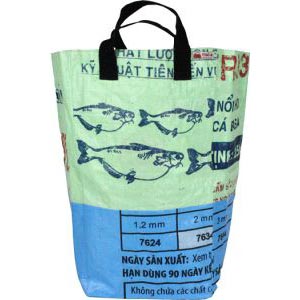 Recycled Square Storage Bag - Kiwi Ocean