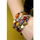 African Trade Bead Bracelet