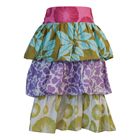 Colorful Ruffled Half Apron