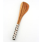 Olivewood Butter Spreader with Batik Handle