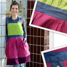 Color-Block Couture Apron