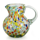 Blown Glass Pitcher - Confetti