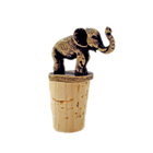 Antiqued Elephant Wine Bottle Cork