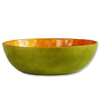 Large Capiz Bowl Fiesta Citrus
