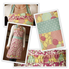 Spring Flowers Reversible Apron