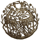 Haitian Metal Art - Giraffes