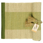 Olive Stripe Vetiver Table Runner