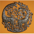 Haitian Metal Art - Giraffes