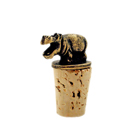 Laughing Hippo Wine Bottle Stopper
