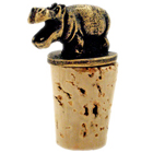 Laughing Hippo Cork Wine Stopper