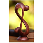 Indivisible Love - Wood Statuette