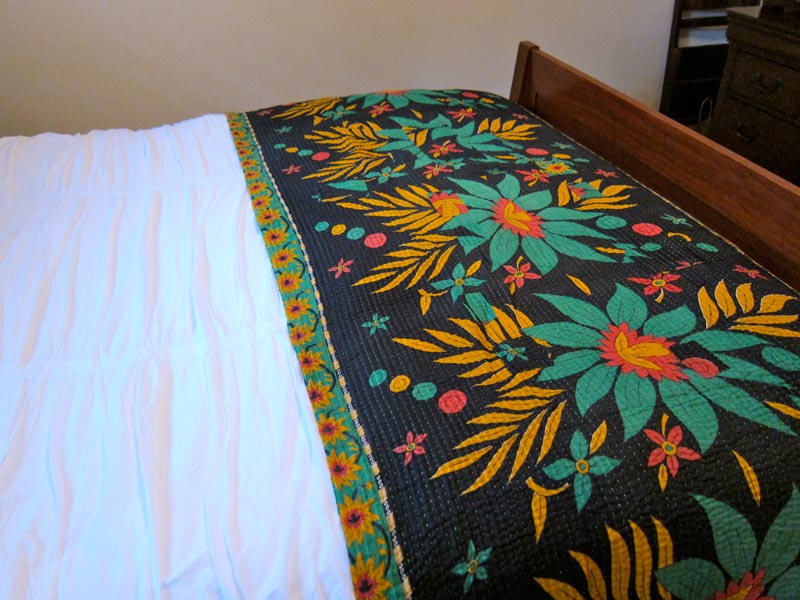 Kantha Throw - Folk Inspired