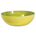 Large Capiz Serving Bowl Citrus