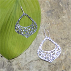 Lyrical Hammered Earrings