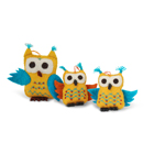 Night Owl Ornament - Mini Orange