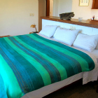 Alpaca Throw Blanket - Ocean Teal