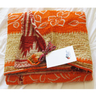 Kantha Quilt - Orange Sherbert