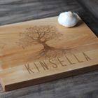 Personalized Wood Cutting Board - Family Tree