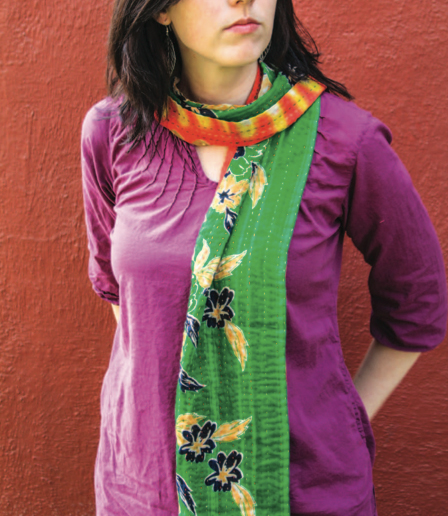 Repurposed Sari Scarf