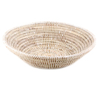 White Wolof Prayer Mat Basket