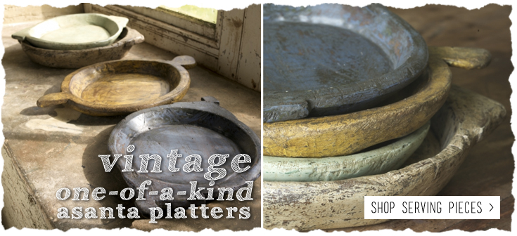 Hand Carved Serving Pieces