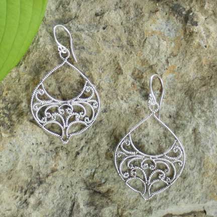 Lyrical Filigree Earrings