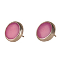 Sofia Tagua Earrings - Berry