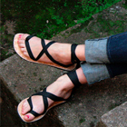Black Sseko Sandal Straps