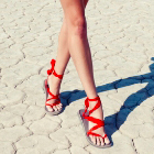 Red Sseko Sandal Straps