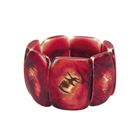 Classic Tagua Bracelet - Burgundy