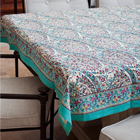 Turquoise Paisley Tablecloths