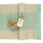 Turquoise Stripe Table Runner