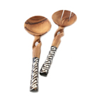 Twisted Spindles Salad Servers