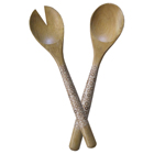 Natural Bamboo Mango Wood Servers