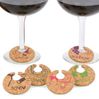 Recycled Cork Wine Charms (Set of 6)