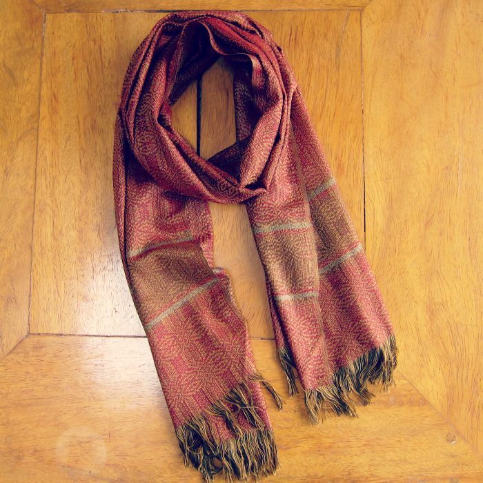 indigenous-red-cotton-scarf