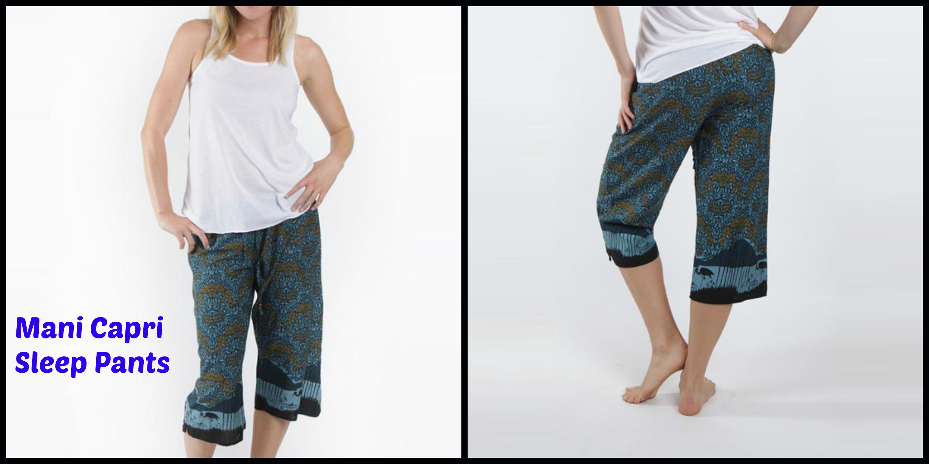 Mani Capri Sleep Pants