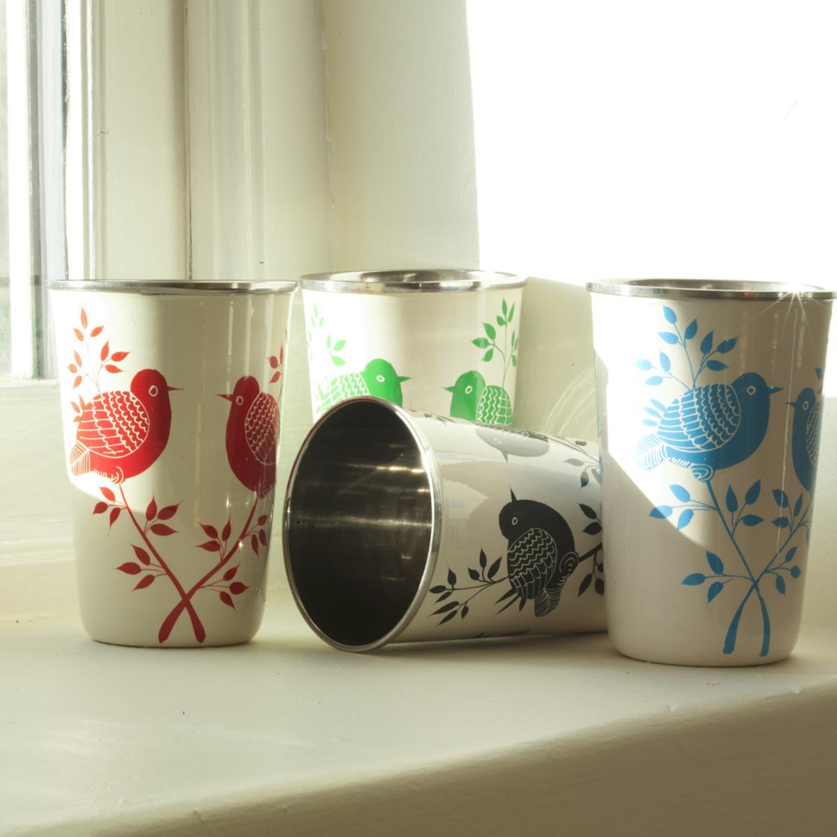 Eva Hand Painted Cups